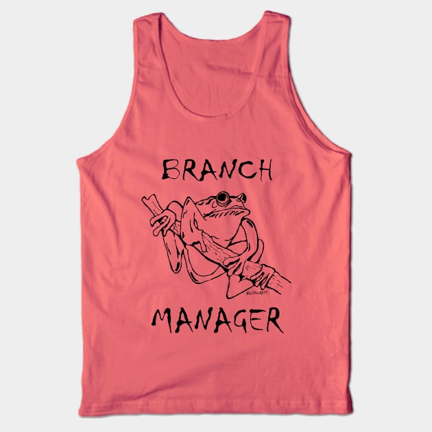 Frog Branch Manager Tank Top by RockettGraph1cs